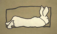 liggend konijn 