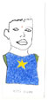 blauwe ster, uit een serie kleine portretten