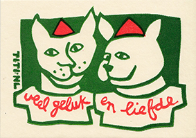 veel geluk en liefde feestmutsen