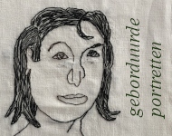 geborduurde portretten